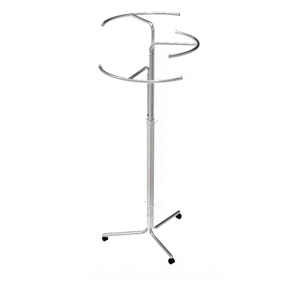 Porte-vêtements en zinc chromé avec hauteur réglable et montage facile pour une utilisation en intérieur/extérieur dans les grands magasins - Product Image 2