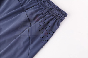 Shorts de sport décontractés pour hommes en toile, 100 % polyester respirant, avec cordon de serrage, pour l'été, le basketball, la natation et la course à pied, avec impression par transfert thermique - Product Image 5