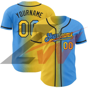 Camiseta de Béisbol Sublimada Personalizada, Transpirable, Antibacteriana, de Secado Rápido, Bordada, para Softbol, Sublimación, Camiseta de Béisbol para Hombre - Product Image 6