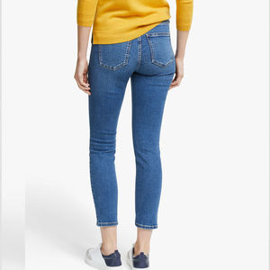 Jeans en denim classiques décontractés pour femmes, logo personnalisé, haute qualité, coupe droite, tissu doux et confortable - Product Image 5