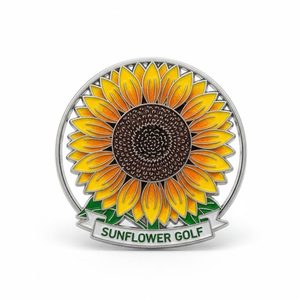 Marcador de pelota de golf cuadrado de metal con logotipo personalizado de marca - Product Image 4