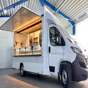 Camions de restauration mobiles, fast-food, pizza, glaces, barbecue, entièrement équipés d'une cuisine complète, style vintage classique - Product Image 2