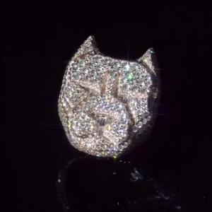 Luxury 925 Sterling <b>Silver</b> Moissanite <b>Ring</b> with Timeless Traditional Wedding Band Design Fine Jewelry for Women <b>Men</b> - Product Image 2