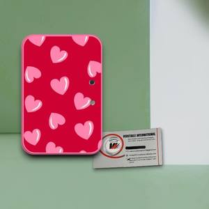 Placas Magnéticas Personalizadas de Acrílico Rosa con Forma de Corazón de Diamante para Extensiones de Pestañas, Herramientas de Belleza Ecológicas con Diseño Reutilizable - Product Image 3