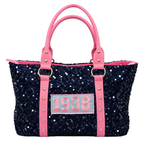 <b>Navy</b> Blue for Canvas Portable Tote Bag Spacious Weekender Travel Bag with Handle Fashion Handbag Storage <b>Accessory</b> for Women - Product Image 1