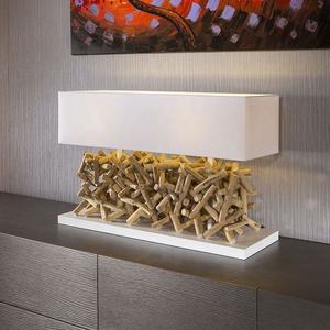 Elegante lámpara de mesa de madera maciza, muebles convertibles y plegables modernos para el hogar, Hotel, Villa, para uso en el comedor - Product Image 4