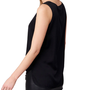 Débardeurs pour femmes à séchage rapide, sans manches, taille personnalisée, logo sur le devant, respirants, écologiques, en tissu polyester/coton, service OEM - Product Image 5