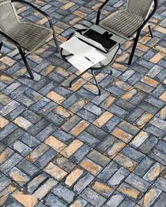 Baldosas para Piso Interior PARKING, Acabado Mate Rústico, Serie PUNCH, 400x400mm, Vitrificadas, Antideslizantes, Calidad Premium - Product Image 1