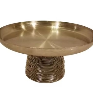 High-End Black Metal Pedestal <b>Cake</b> <b>Stand</b> Clear Glass <b>Dome</b> Cloche Cover Round Dessert Display <b>Stand</b> Catering Party Centerpiece - Product Image 3