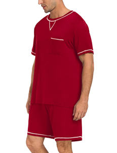 New Standard Men's Short <b>Sets</b> Short Sleeves Crew Neck Design Lightweight Breathable Outdoor Daily Casual Wear Men's Shorts <b>Sets</b> - Product Image 4