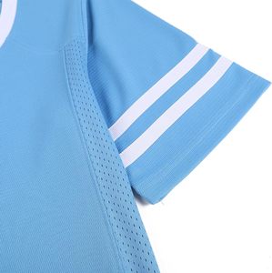 <b>V</b>-<b>Neck</b> Short Sleeve Sport Jersey With <b>White</b> Stripes Quick Dry Polyester Casual <b>Shirt</b> Summer Wear - Product Image 4