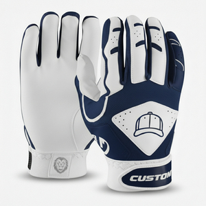 Gants de frappe de baseball en cuir souple d'origine, haute adhérence, fermeture à boucle, ambidextres pour joueurs adultes - Vente en gros - Product Image 2