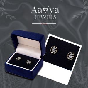 Diamond Essence Lab Created Earrings Womens Certified 14K Gold Wedding Jewelry Elegant Luxury Fine Style - Product Image 3