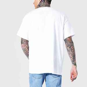 Camisetas de Hombre de Algodón 100% Jersey, Tendencia 2026, con Logotipo Impreso DTF Personalizado, Corte Holgado, Color Sólido, Transpirables, de Secado Rápido, Estilo Hip Hop - Product Image 6