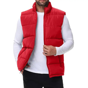 Men's Winter Warm Outdoor Puffer Vest Thick <b>Fleece</b> <b>Lined</b> Sleeveless <b>Jacket</b> Outdoor Men Vest - Product Image 3