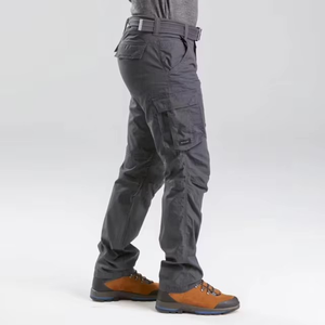Pantalones cargo para hombre con cordón elástico en la cintura, estilo streetwear, holgados, para senderismo, aventuras al aire libre, estilo casual. - Product Image 3