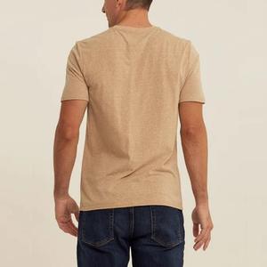 Camisetas Casuales de Cuello en V para Hombre, Corte Ajustado, Transpirables, 100% Algodón, Manga Corta, Lisas para Impresión Digital, Secado Rápido, Ecológicas, 210g - Product Image 2
