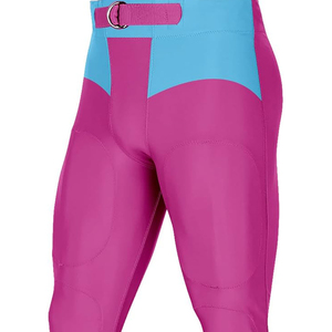 Pantalones de Fútbol Acolchados con Bloques de Color para Mujer, con Cierre de Cinturón, Estilo Ajustado para Adultos, para Todas las Temporadas, Material de Spandex y Poliéster - Product Image 5