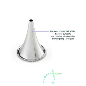 Spéculums auriculaires manuels en acier inoxydable, multipack, pour examen otoscopique clinique, ensemble d'instruments médicaux réutilisables pour professionnels ORL - Product Image 4