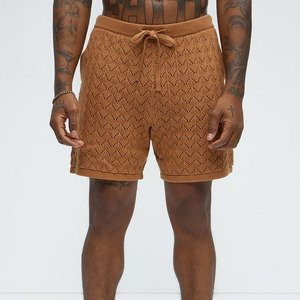 Ensemble décontracté pour homme, été, 2 pièces, polo à manches courtes, col Henry, respirant, tricoté, 100% coton, t-shirt et short - Product Image 5