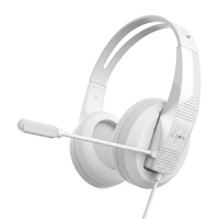 Casque de jeu filaire RGB LDON 520 avec microphone, compatible multiplateforme, casque de jeu professionnel audiophile avec éléments métalliques