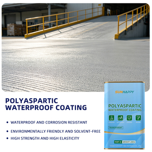 Revestimiento Líquido Impermeable Transparente para Techos, Balcones y <span class=keywords><strong>Terrazas</strong></span>, Resistente a la Intemperie, Poliaspártico 8000, Aplicación con Brocha, Personalizado - Product Image 2