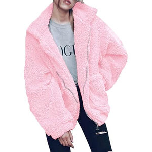 Veste à capuche zippée en polaire premium pour femme, vêtement d'extérieur chaud pour l'hiver, sweat-shirt à manches longues, coupe classique, manteau décontracté - Product Image 4