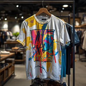เสื้อยืดโพลีเอสเตอร์พิมพ์ลายทั้งตัวแบบเต็มตัว สั่งทำได้ตามต้องการ เสื้อยืดลำลอง OEM - Product Image 4