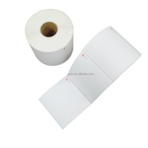 Etiquetas de Papel Térmico Directo Autoadhesivas, Libres de BPA, Resistentes al Aceite, Rectangulares, Impresión por Transferencia Térmica en Rollo, para Uso en Logística/Comercio de Alimentos - Product Image 1