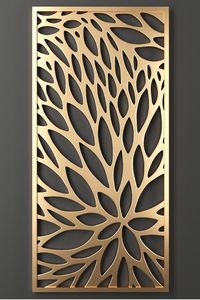 Panel Decorativo de Metal Art Deco Personalizado para Bodas, Biombo de Privacidad Cortado con Láser CNC, Separador de Ambientes para Jardín o Valla - Product Image 3