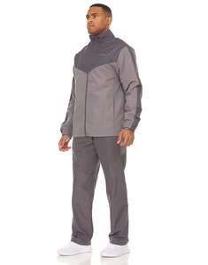 Conjunto de chaqueta y pantalón para hombre, traje deportivo de 2 piezas con cremallera delantera completa para rendimiento atlético, nuevo, venta al por mayor - Product Image 4