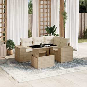 Set Divano da Giardino Beige - Product Image 1