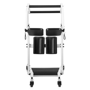 Sollevatore per Pazienti Regolabile con Sedile in PU, Sedia per Trasferimento da Seduto a in Piedi Facile per Anziani e Disabili, Ginocchiere Incluse - Product Image 5