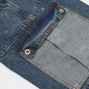 <b>Men</b> Fashion Denim Shorts <b>Stretch</b> Cotton Relaxed Summer Casual Streetwear Jean Shorts OEM Private Label Factory Supplier - Product Image 3