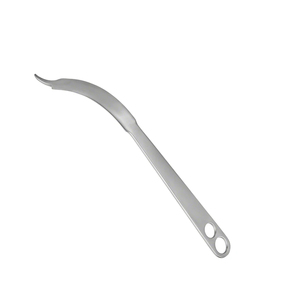HOHMANN Elevador Óseo Curvo de 260 mm con Punta Rompehuesos de 9.5 mm, Instrumento Quirúrgico Ortopédico de Acero Metálico - Product Image 1
