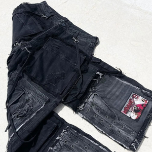 Pantalones Vaqueros Holgados para Hombre, Pantalones Casuales Diseñados con Estilo y Comodidad en Mente, Pantalones Vaqueros Desgastados Personalizados - Product Image 4