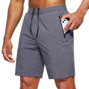Shorts de sport pour homme 350 g/m² en coton respirant, style décontracté gaufré, brodés, coupe ample, écologiques - Product Image 2
