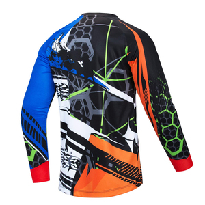 Maillot de motocross 100% polyester, tissu micro-mesh, sublimation personnalisée, pour hommes, moto et course automobile. - Product Image 2