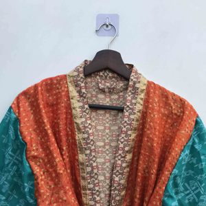 Kimono de Seda para Mujer con Logotipo Personalizado al por Mayor, Bata de Satén para Novia - Product Image 3