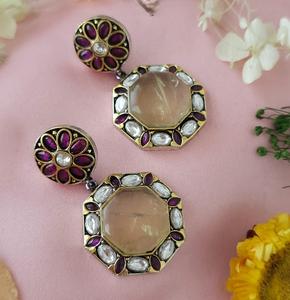 Atractivos Pendientes de Moissanita Chapados en Oro de Latón de Alta Calidad para Mujer, Estilo Nocturno, para Fiestas, a la Moda - Product Image 4