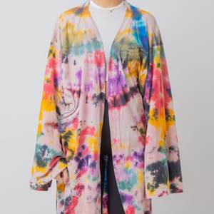 Personalizado bohemio blanco Digital estampado Floral mujer verano ropa de playa borla encaje manga larga abrigo Kimono Bata - Product Image 3