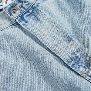 Shorts en jean baggy pour hommes, coupe slim, vêtements de fitness, shorts en jean de haute qualité, fabriqués au Pakistan, vente chaude - Product Image 5