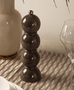 Molinillo de Sal y Pimienta Lacado de 9 Pulgadas, Acabado Marrón Brillante, Molinillo Manual, Utensilio de Cocina Sostenible para Compradores al por Mayor, OEM - Product Image 4