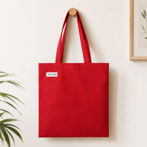 Stylish Letter Pattern Canvas Tote <b>Bag</b> with Rope Handle Fashionable Design for Shopping Use - Product Image 3