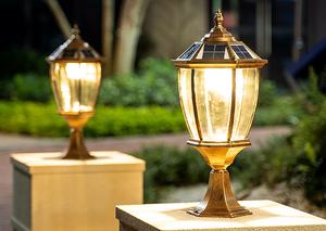 Lampes HJ HOME <span class=keywords><strong>sur</strong></span> piliers, bougies sans flamme, lampes LED extérieures basse tension, lampes extérieures, pilier éclairé pour pilier éclairé - Product Image 4