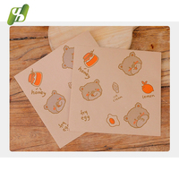 Papier de protection pour panier à nourriture, résistant à l'huile et à la graisse, pour servir des burgers, des frites et du poulet frit