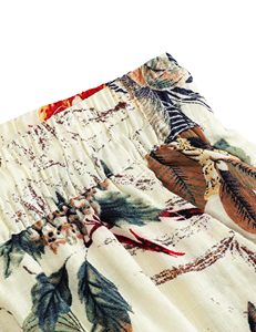 Shorts colorés pour hommes, imprimés, taille élastique, cordon de serrage, plage, été, décontracté, vacances, léger, blanc, haut de gamme, pour la plage et la natation - Product Image 5