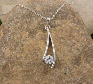 Luxury 925 <b>Silver</b> <b>Drop</b> <b>Earrings</b> Brilliant Cubic Zirconia Wedding Water <b>Drop</b> Shape Women Fashion Jewelry - Product Image 5