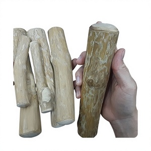 ไม้กาแฟคุณภาพสูงสำหรับสุนัขแทะเล่น พร้อมเชือก ของเล่นสัตว์เลี้ยงแบบธรรมชาติและยั่งยืน สำหรับทำความสะอาดฟัน เหมาะสำหรับสุนัขที่ชอบกัดแทะ - Product Image 1