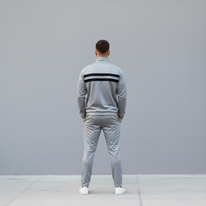 Conjunto de 2 Piezas con Logotipo Personalizado al por Mayor, Chaqueta Cortavientos de Dos Tonos con Cintura Elástica y Pantalones Deportivos de Algodón, Estilo Urbano para Hombre - Product Image 2